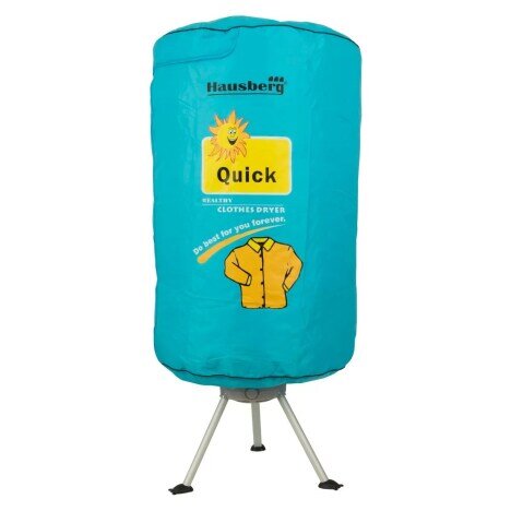 Uscator rufe electric Hausberg HB-800, capacitate 10 kg, portabil, 700 w, Bleu